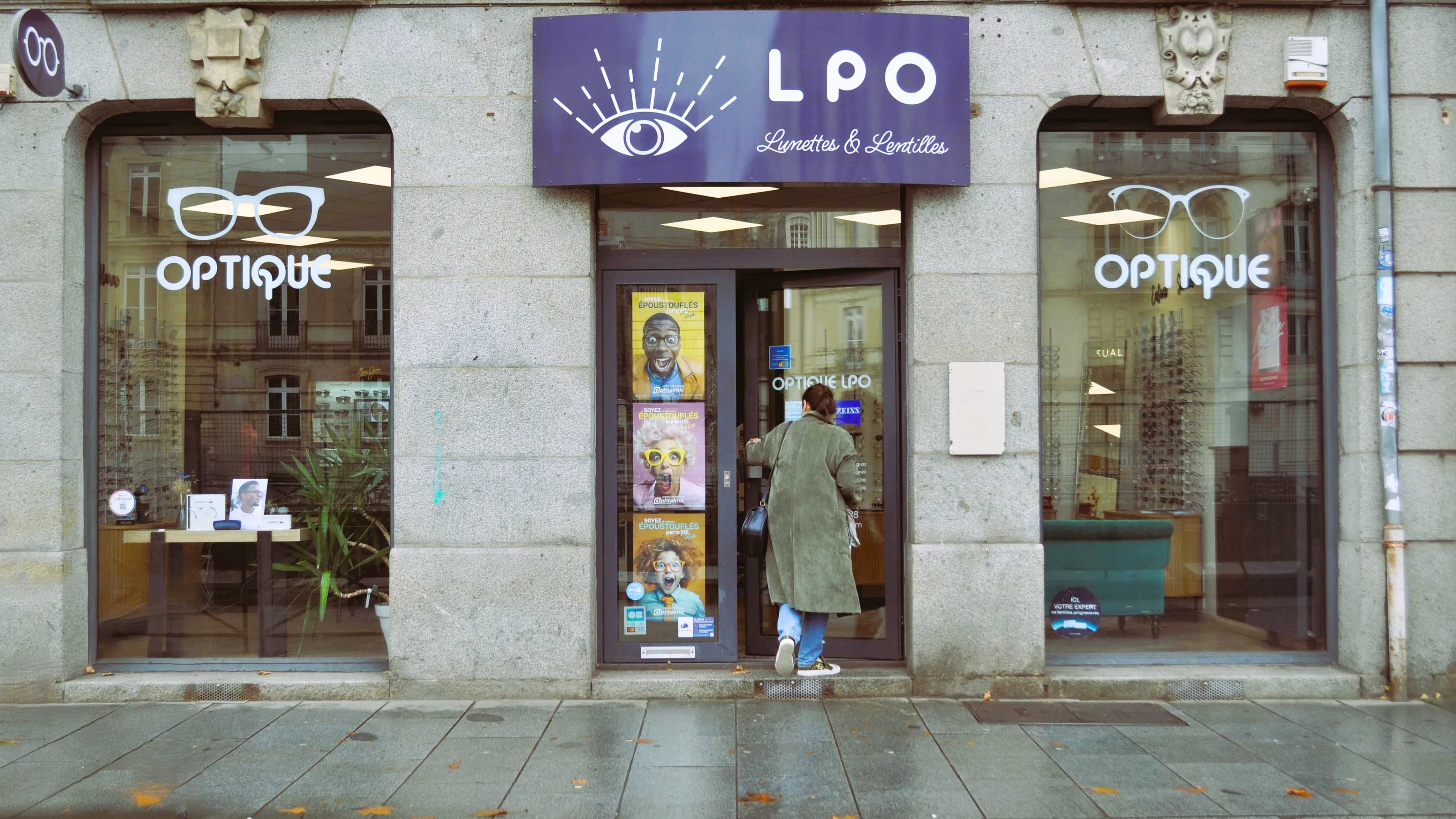 Façade LPO Lunettes & Lentilles Rennes